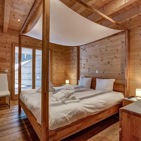 Chalet Flocon De Neige - Jacuzzi - Sauna Ла-Тзума Экстерьер фото