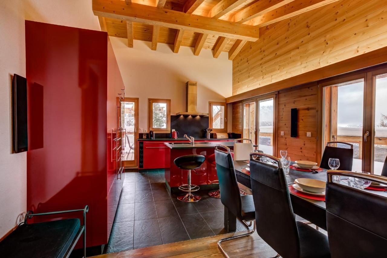 Chalet Flocon De Neige - Jacuzzi - Sauna Ла-Тзума Экстерьер фото