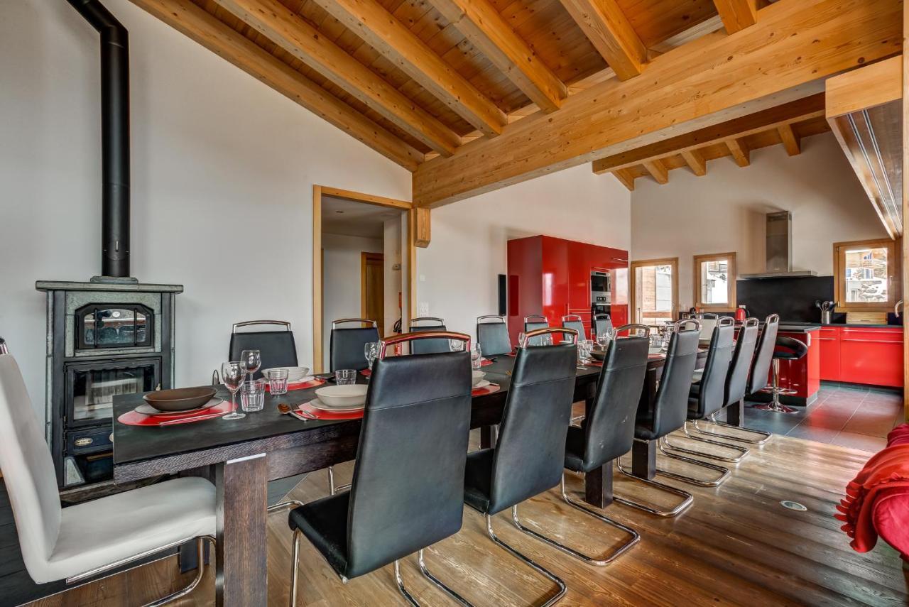 Chalet Flocon De Neige - Jacuzzi - Sauna Ла-Тзума Экстерьер фото
