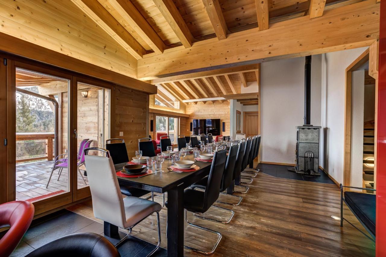 Chalet Flocon De Neige - Jacuzzi - Sauna Ла-Тзума Экстерьер фото