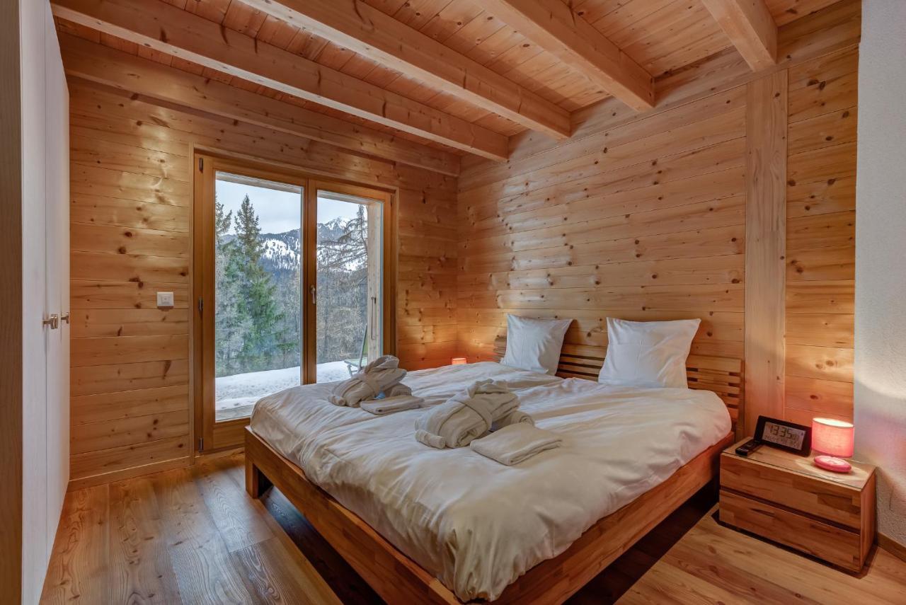 Chalet Flocon De Neige - Jacuzzi - Sauna Ла-Тзума Экстерьер фото