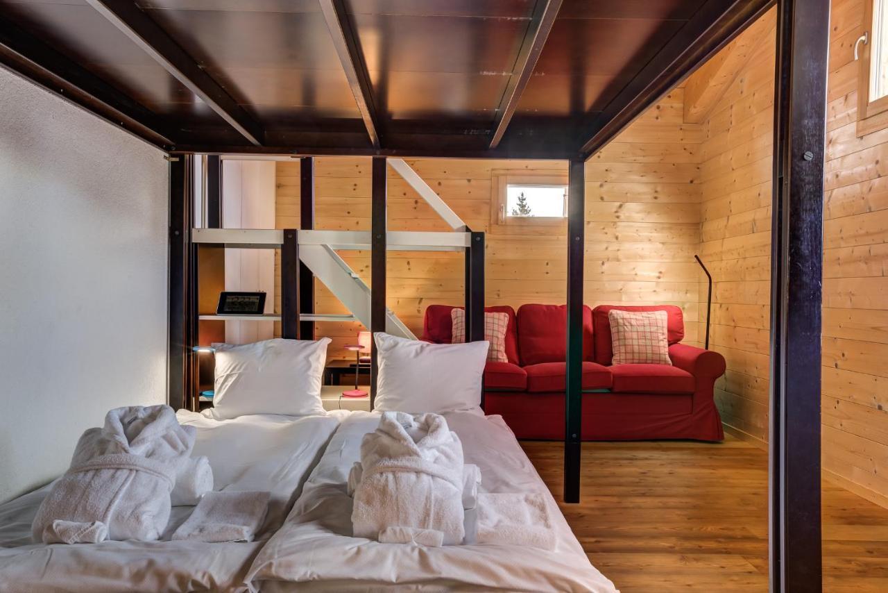 Chalet Flocon De Neige - Jacuzzi - Sauna Ла-Тзума Экстерьер фото