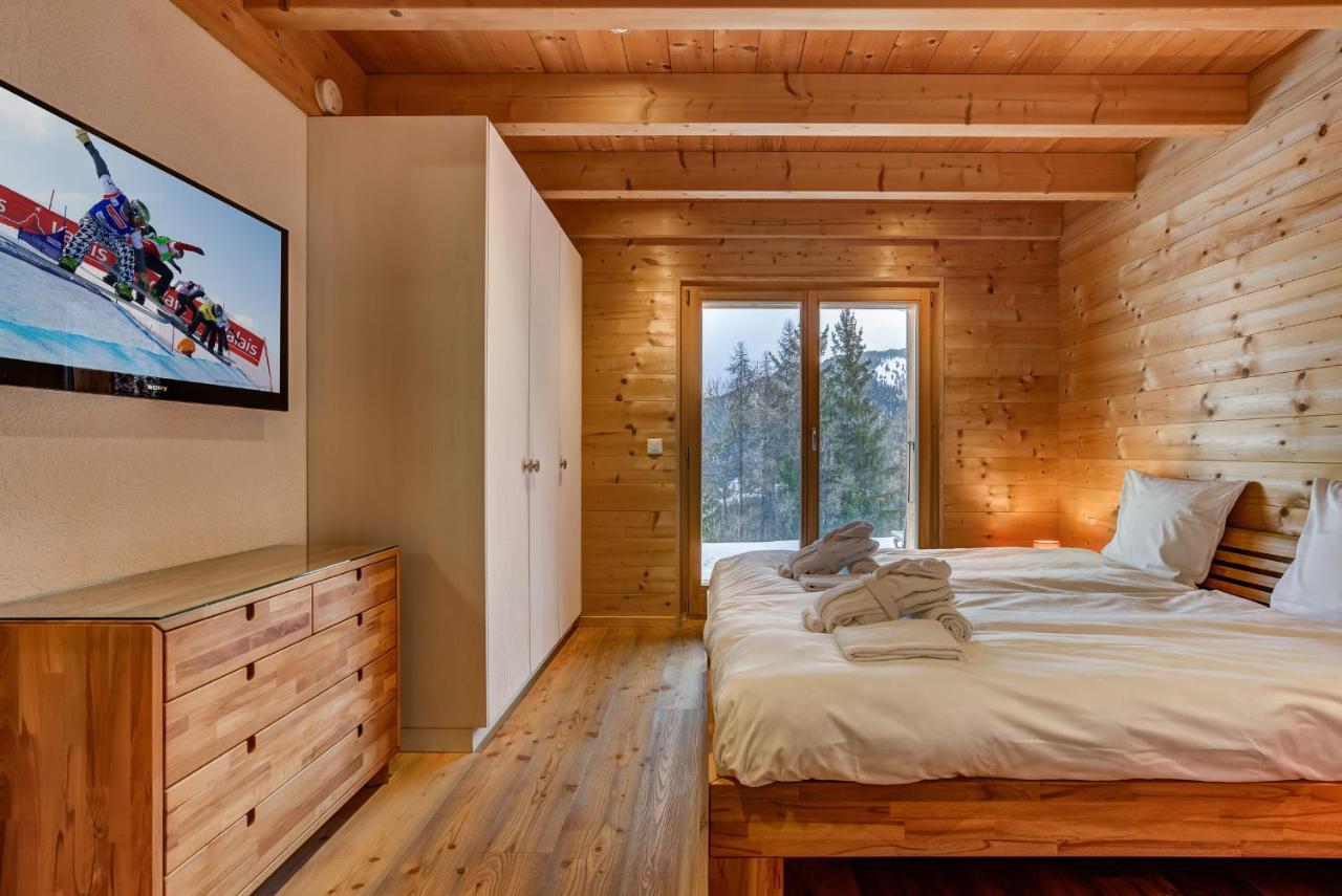 Chalet Flocon De Neige - Jacuzzi - Sauna Ла-Тзума Экстерьер фото