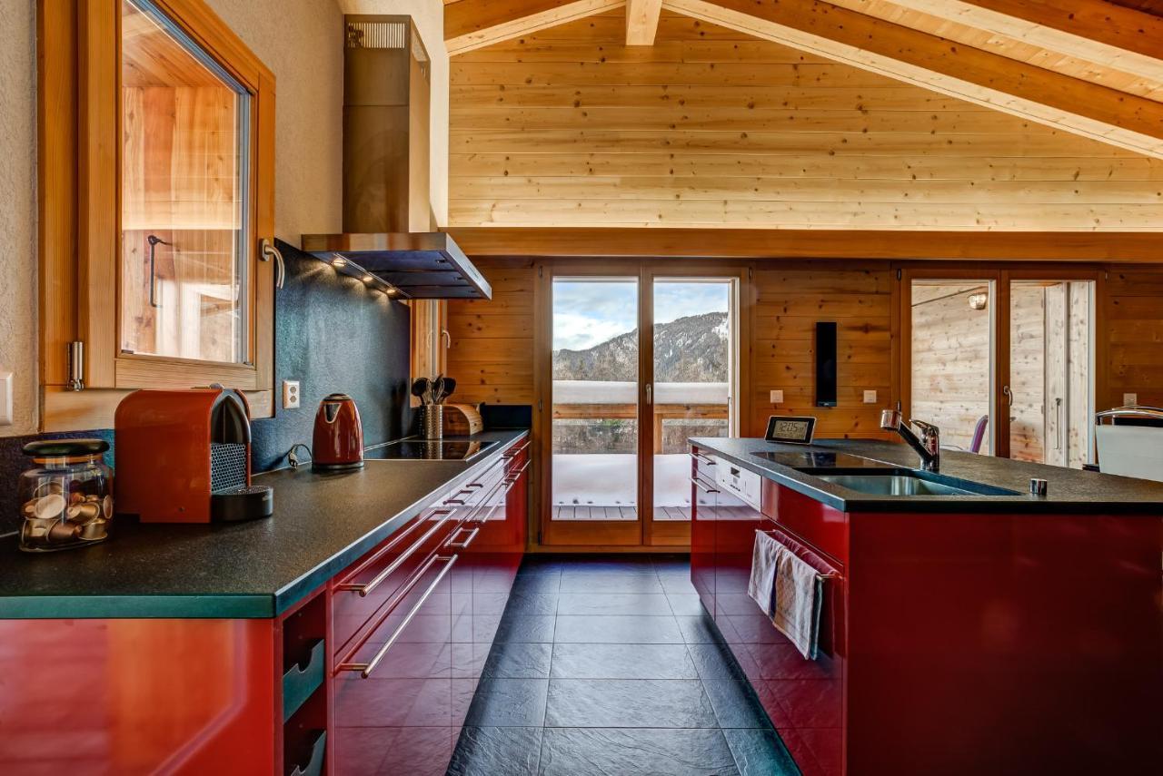 Chalet Flocon De Neige - Jacuzzi - Sauna Ла-Тзума Экстерьер фото