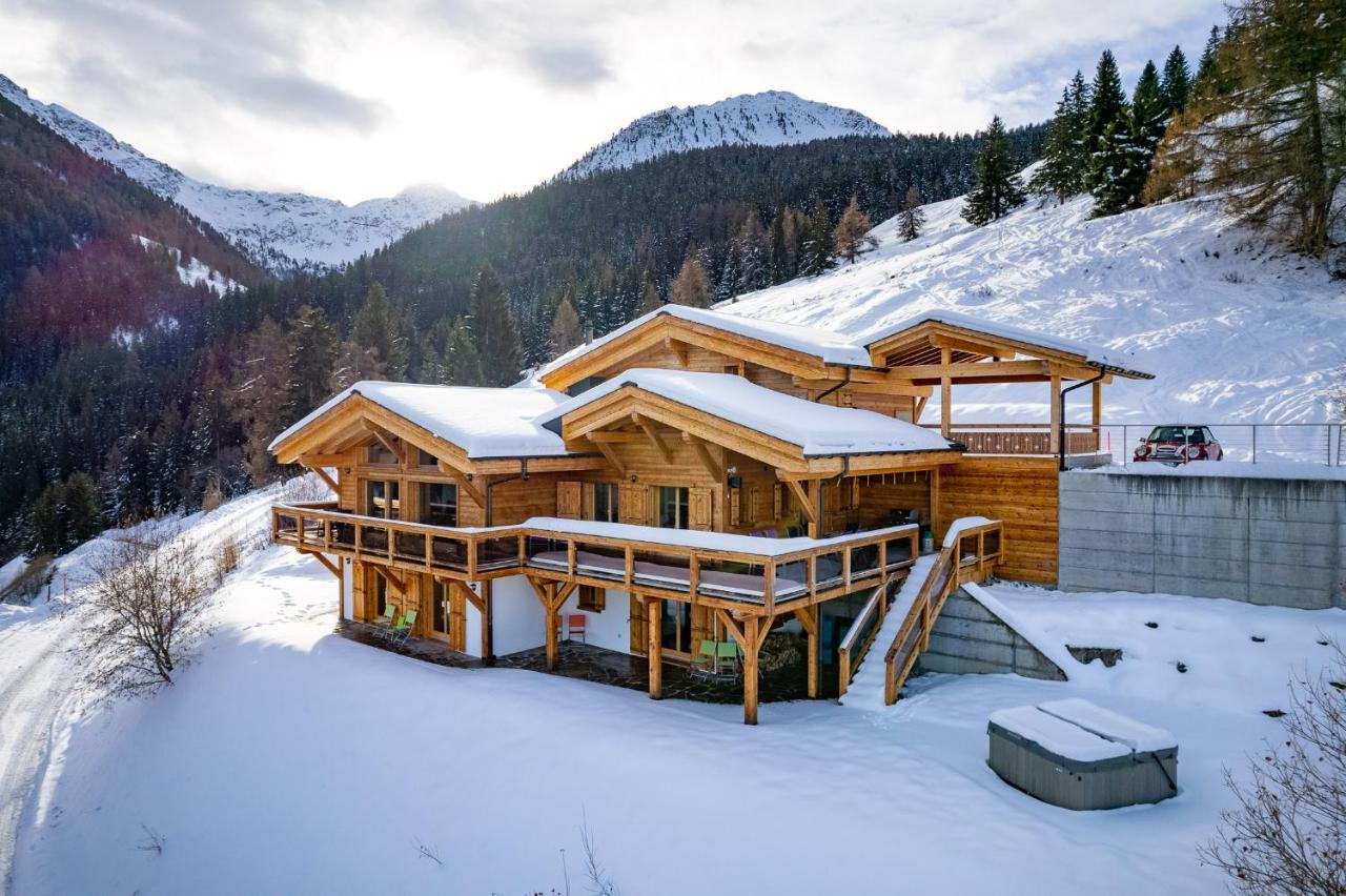 Chalet Flocon De Neige - Jacuzzi - Sauna Ла-Тзума Экстерьер фото