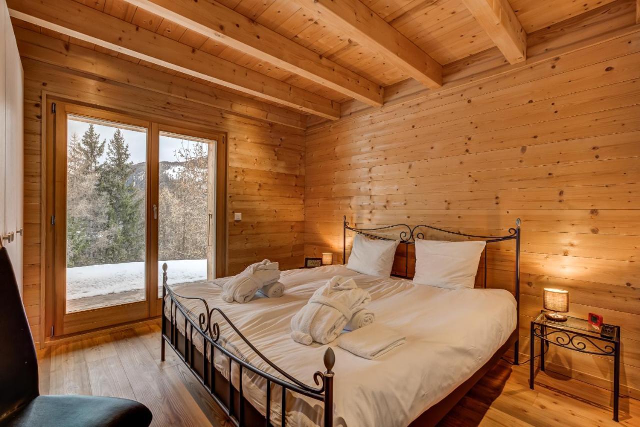 Chalet Flocon De Neige - Jacuzzi - Sauna Ла-Тзума Экстерьер фото