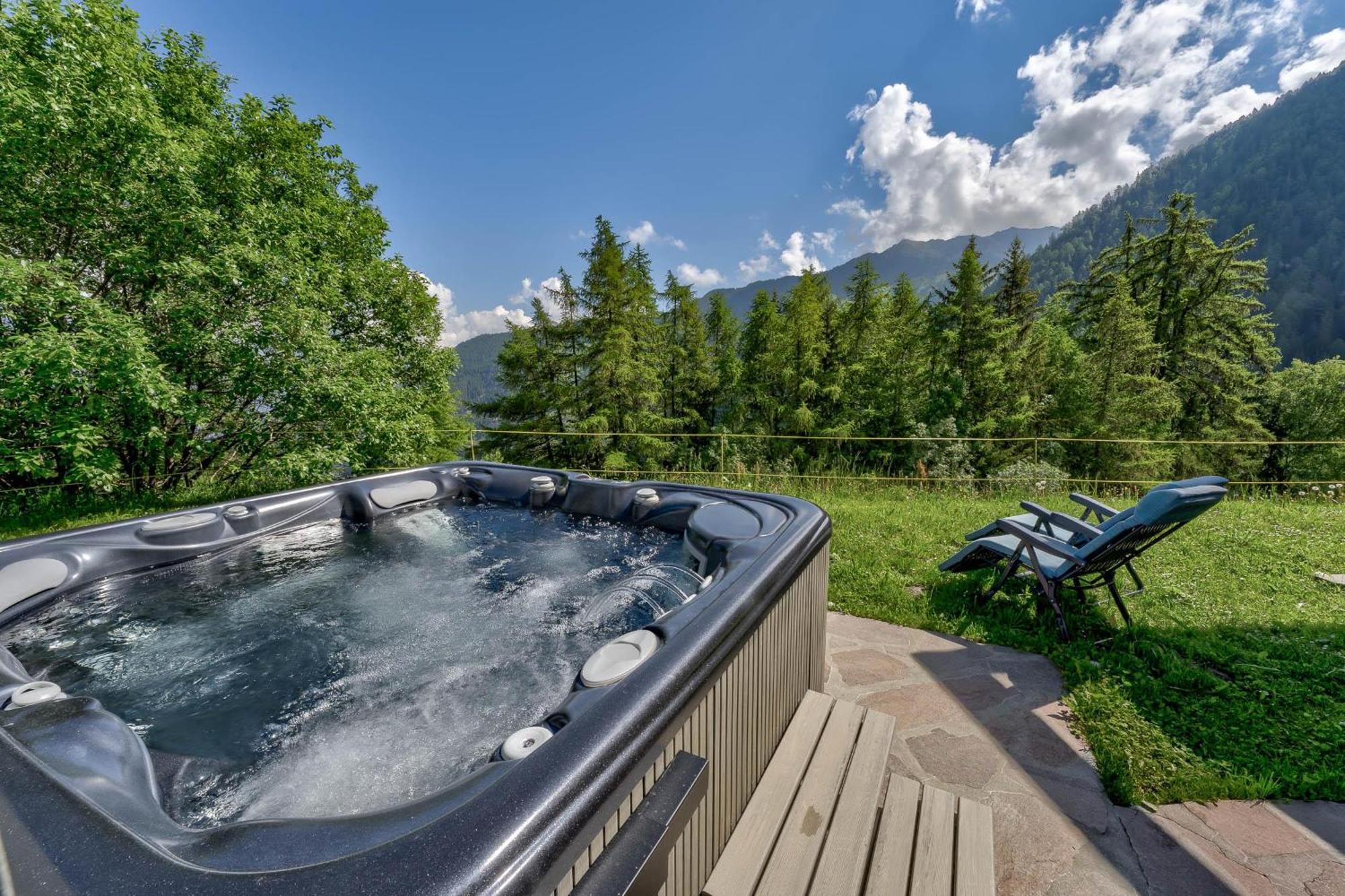 Chalet Flocon De Neige - Jacuzzi - Sauna Ла-Тзума Экстерьер фото