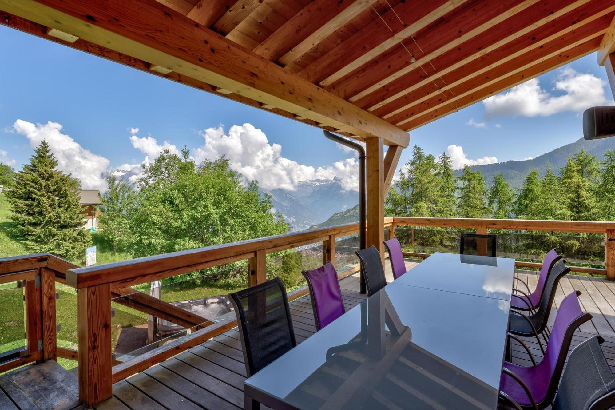 Chalet Flocon De Neige - Jacuzzi - Sauna Ла-Тзума Экстерьер фото